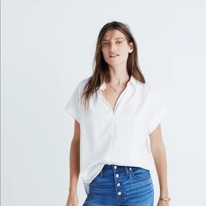 NWT Central Shirt in Pure White SIZE M